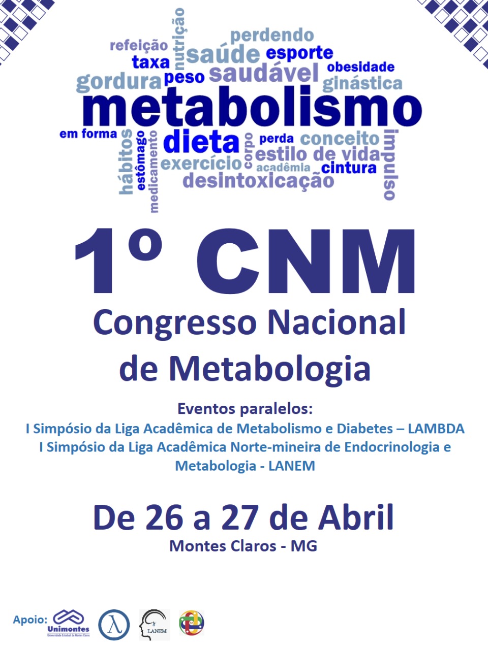 					Visualizar 2019: Anais do I Congresso de Metabologia: Obesidade em foco
				